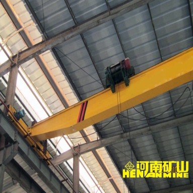 河南矿山LDP型偏挂单梁起重机 10T/7.5~22.5m 侧挂起吊 高起吊