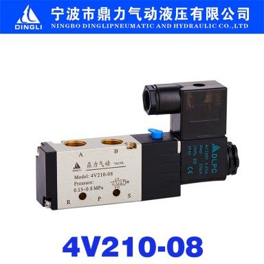 4V210-08鼎力气动 鼎力电磁阀 厂家直销4V210-08电磁阀